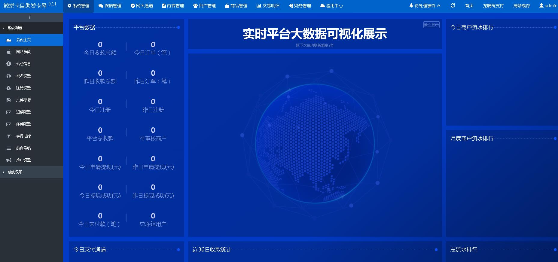鲸发卡企业版(可对接易支付码支付官方支付)